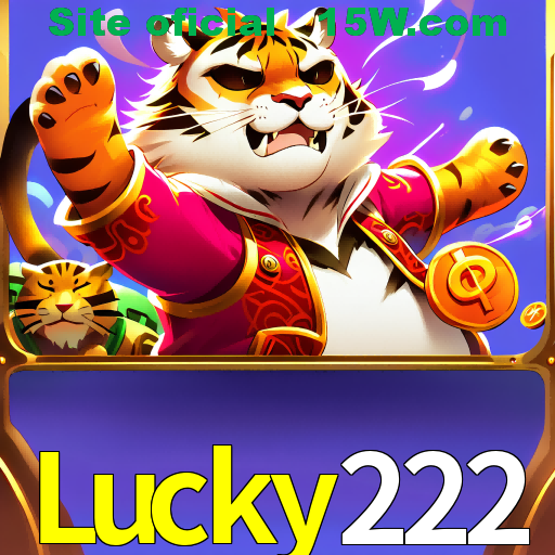 Imagem promocional da Lucky222 mostrando a plataforma e suas vantagens